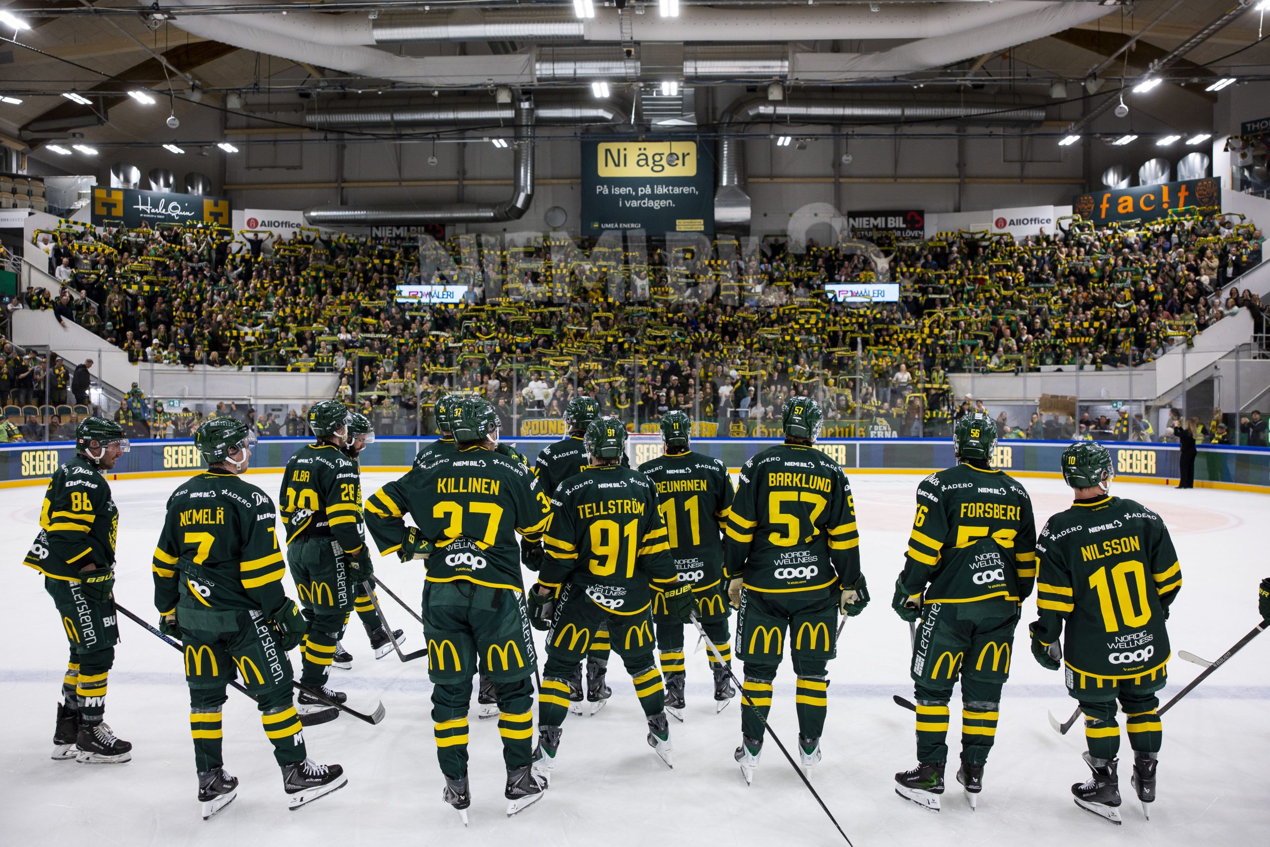 Björklöven tackar supportrarna